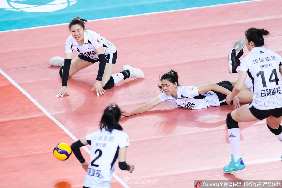 [女排超级联赛]山东日照钢铁3：1胜广东江门华体