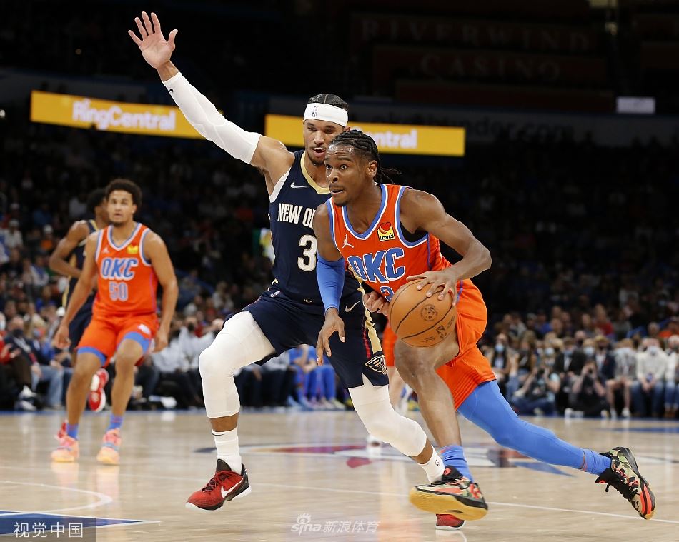 [NBA常规赛]鹈鹕112-117雷霆（鹈鹕雷霆比赛直播）