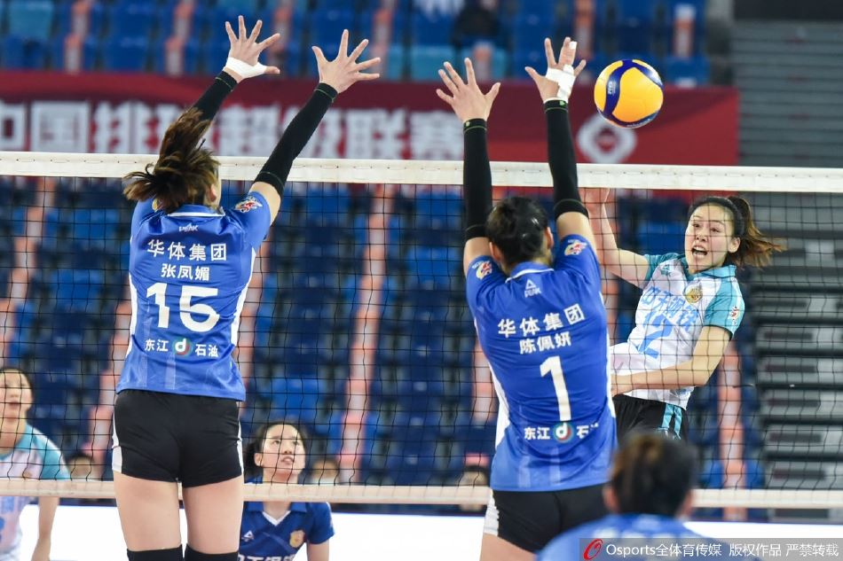 [女排超级联赛]广东江门华体0：3负江苏中天钢铁