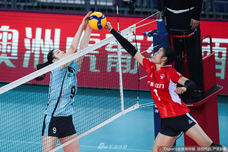[女排超级联赛]广东江门华体女排1：3负河南女排