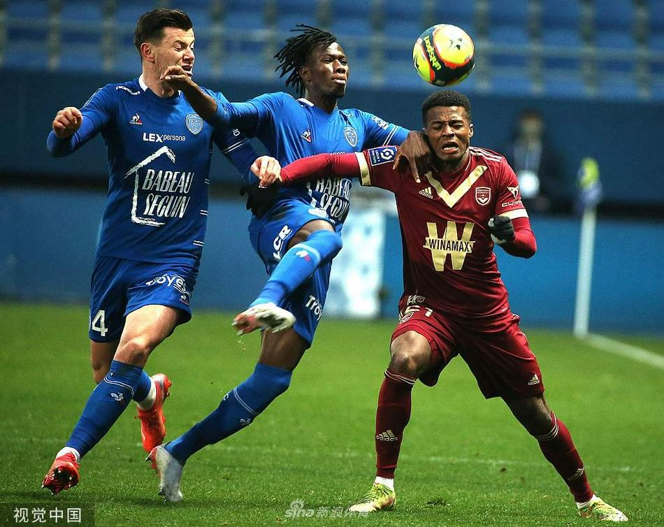 [法甲]特鲁瓦1-2波尔多（特鲁瓦对波城fc）