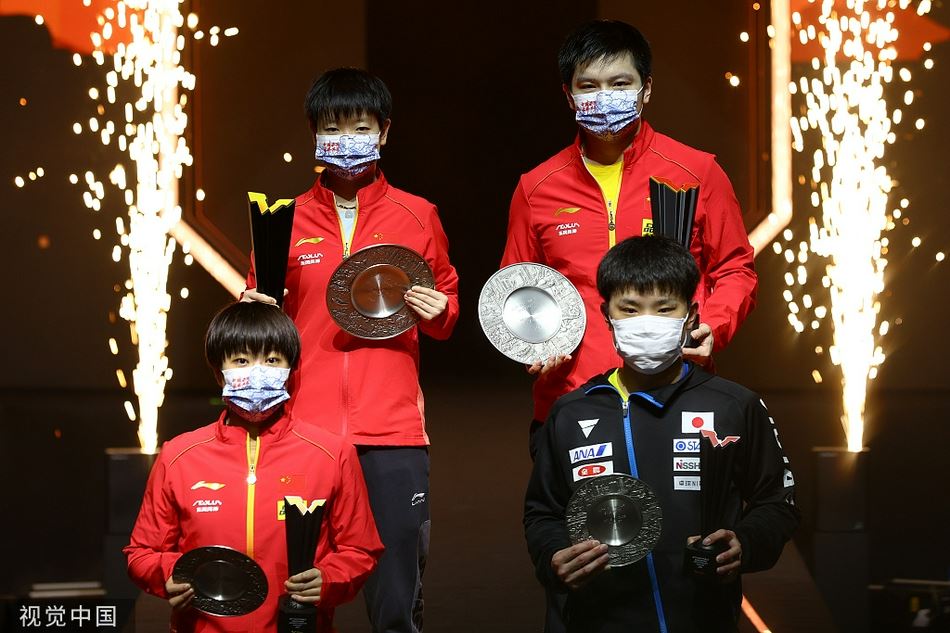 WTT世界杯决赛：颁奖仪式举行