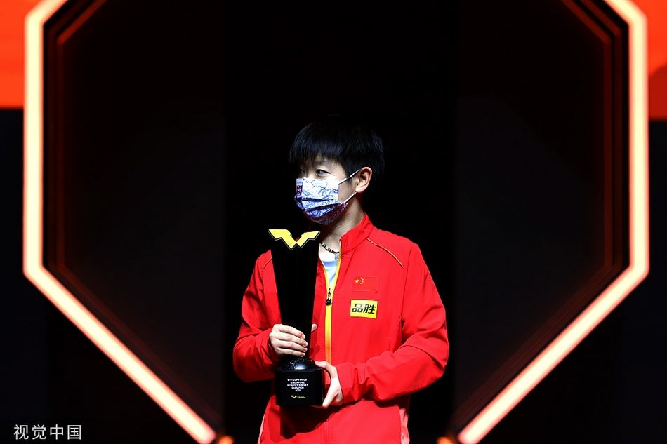 WTT世界杯决赛女单决赛：孙颖莎4-2王艺迪