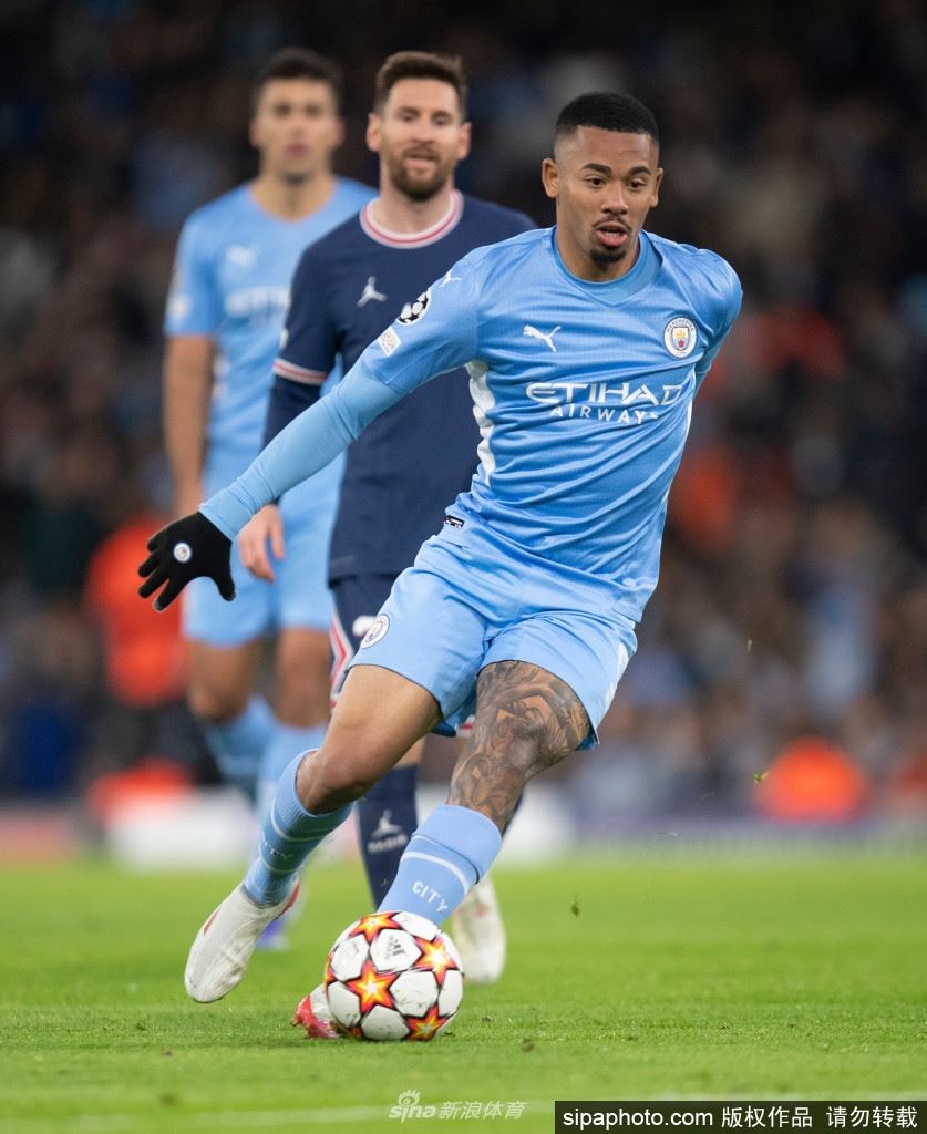 热苏斯打进代表曼城第19粒欧冠进球 平均每球仅耗时101分钟(曼城球员热苏斯)