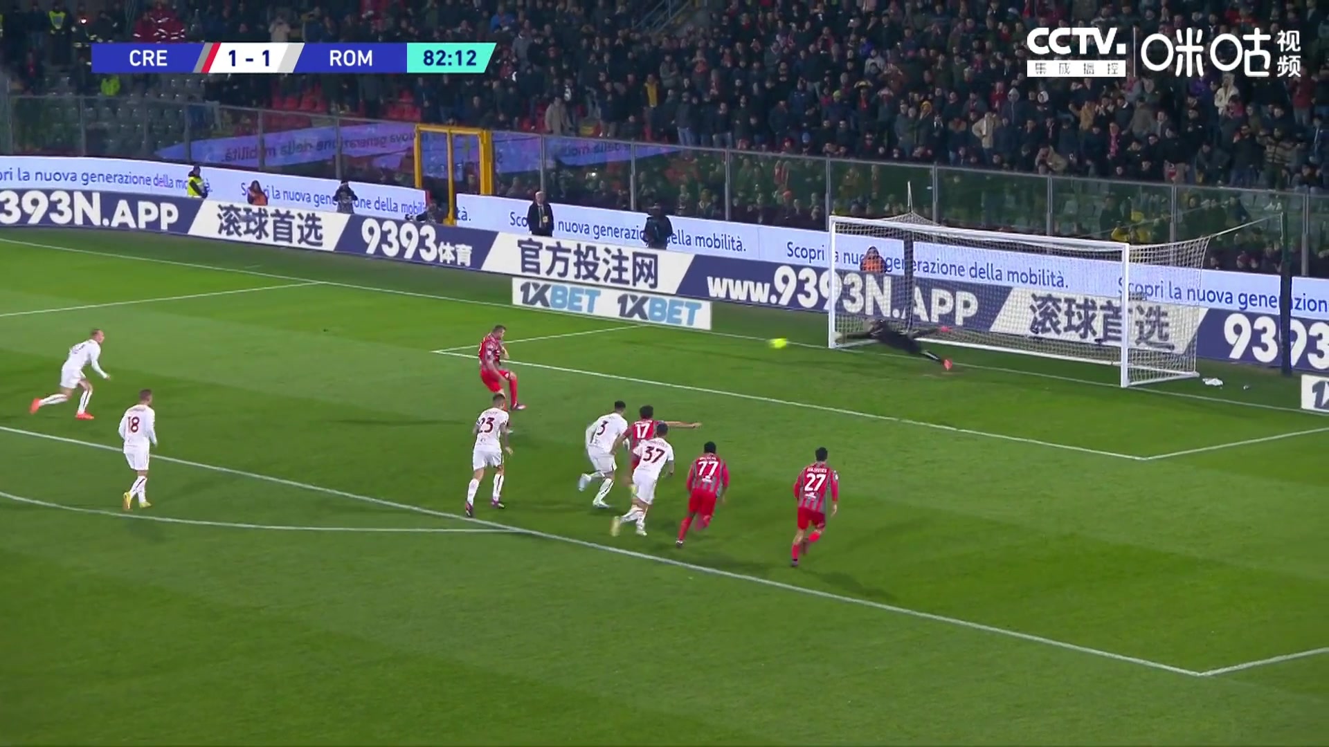 罗马再度落后!帕特里西奥送点 乔法尼点射破门(帕特里西奥加盟罗马)