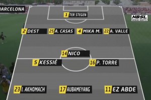 热身赛-凯西首秀奥巴梅扬挑射建功 奥洛特1-1巴萨（奥巴梅扬和凯恩）