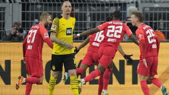 德甲-莱默2射1传恩昆库2传1射埃姆雷-詹送两球 多特主场1-4莱比锡（莱比锡中场莱默尔）