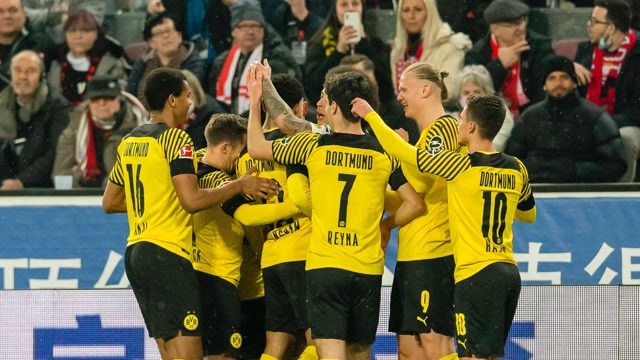 德甲-沃尔夫破门哈兰德失单刀 多特1-1科隆落后拜仁6分（多特前锋哈兰德）