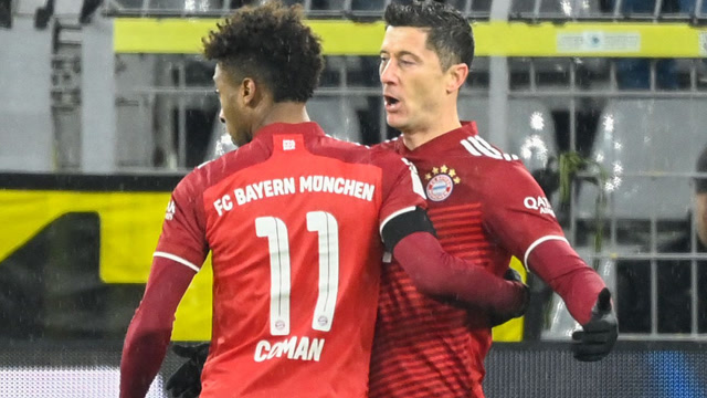 德甲-莱万双响哈兰德破门胡梅尔斯送三球 拜仁3-2逆转多特4分领跑（德甲-莱万戴帽哈兰德双响 拜仁连轰4球4）