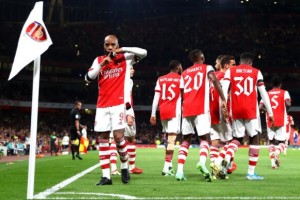 联赛杯-拉卡泽特传射恩凯提亚破门 阿森纳3-0温布尔登晋级（英超-拉卡泽特双响马丁内利破门 阿森纳3）