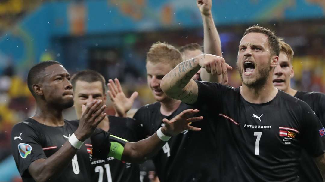 欧洲杯-莱纳格雷戈里奇阿瑙破门潘德夫建功 奥地利3-1北马其顿