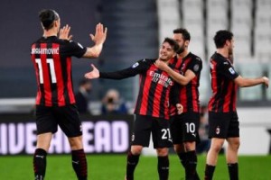 意甲-迪亚斯雷比奇破门什琴斯尼扑点 米兰客场3-0尤文升至第三（迪亚斯 ac米兰）