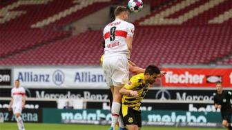 德甲-贝林厄姆罗伊斯建功克纳夫制胜 多特3-2斯图加特距前四7分（德甲-罗伊斯贝林厄姆建功 多特3-2逆转斯图加特）