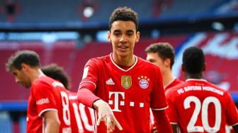 德甲-穆西亚拉禁区1v2破门穆勒送助攻 拜仁1-1柏林联五分领跑（穆西亚拉 德国队）