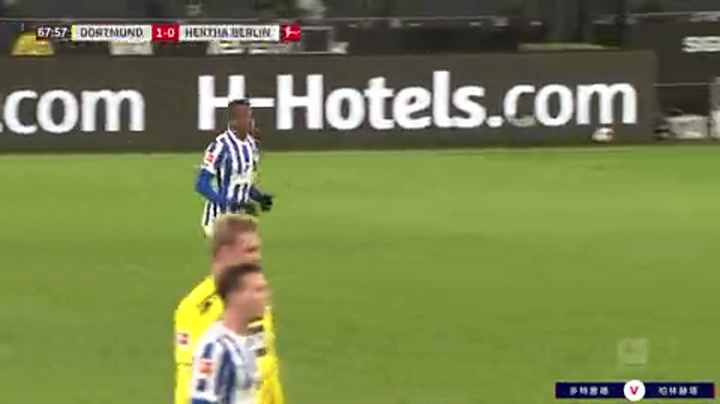 德甲-布兰特穆科科破门罗伊斯遭飞铲伤退 多特2-0柏林赫塔（德国门将布特）