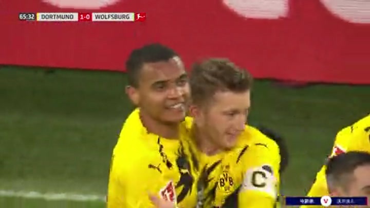 德甲-桑乔传射破球荒阿坎吉头球破门 多特2-0狼堡升至第四