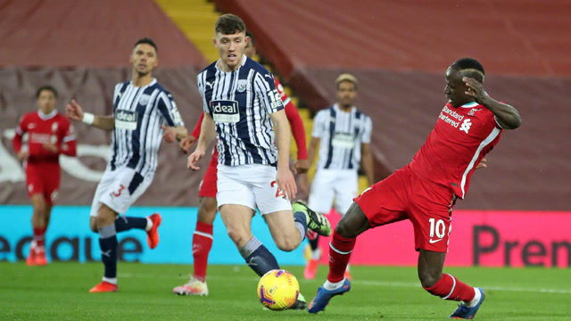 英超-马内破门马蒂普伤退 利物浦1-1西布朗3分领跑(英超-马内破门蒂亚戈处子球 利物浦2-0)