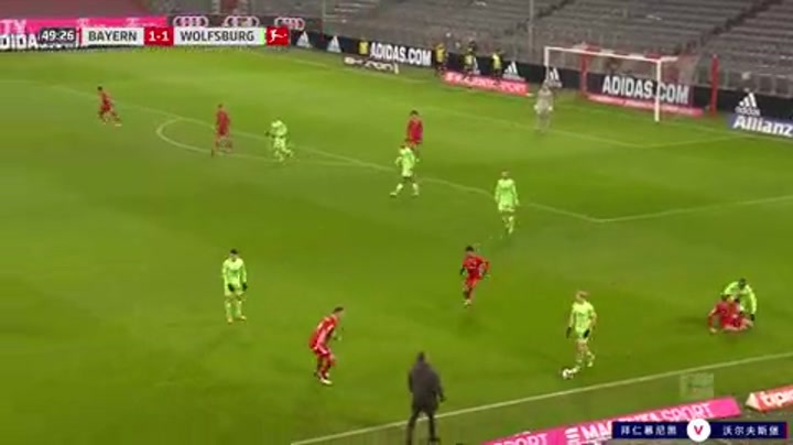 德甲-莱万双响科曼助攻 拜仁2-1逆转狼堡斩近3轮首胜（莱万双响拜仁5:1大胜科隆）