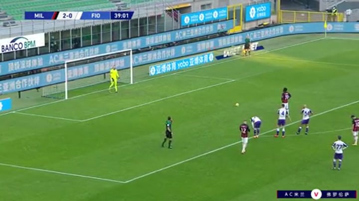 意甲-凯西传射小罗马建功 AC米兰2-0佛罗伦萨领跑积分榜（ac米兰2:1罗马）