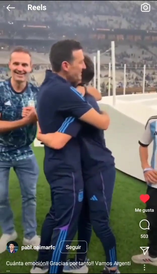 功勋教练团！艾马尔斯卡洛尼紧紧相拥（艾斯卡尔的马）