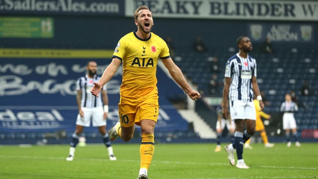 英超-凯恩头球绝杀孙兴慜丢单刀 热刺1-0客胜西布朗(英超热刺对西布朗)