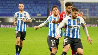 西乙-恩巴尔巴德托马斯破门武磊替补出战 西班牙人2-1卢戈（武磊西班牙人巴塞罗那）