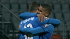 欧洲杯附加赛-西古德森双响 冰岛2-1罗马尼亚