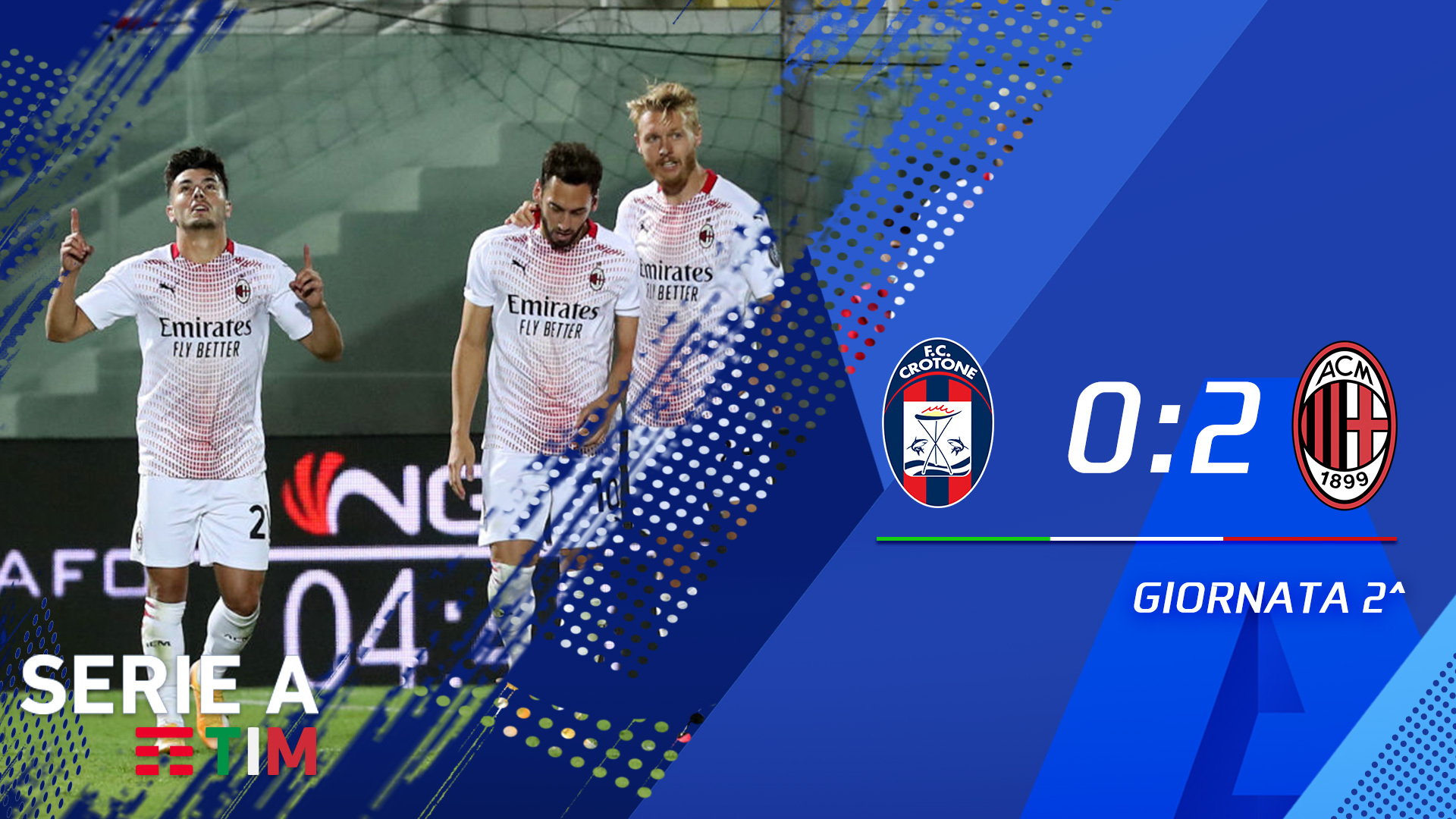 意甲-迪亚斯首球雷比奇伤退 AC米兰2-0克罗托内双线4连胜（雷比奇转会ac米兰）