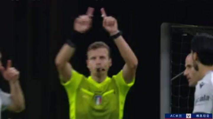 意甲-伊布双响特奥助攻 AC米兰2-0博洛尼亚旗开得胜（意甲:米兰4-2博洛尼亚 伊布传射）