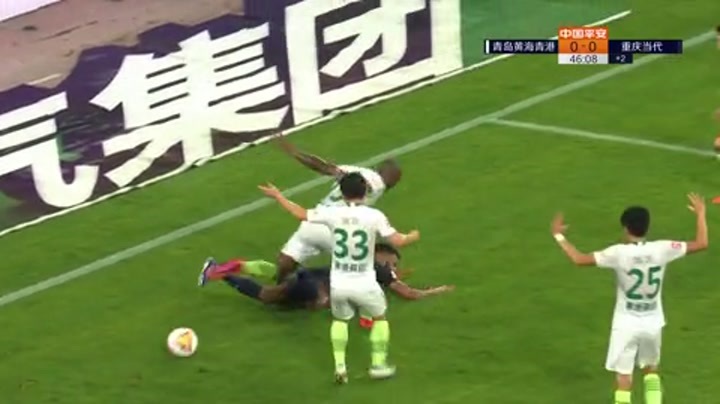 中超-卡尔德克百场传射大摩托破门 重庆3-0青岛迎三连胜（中超外援卡尔德克）