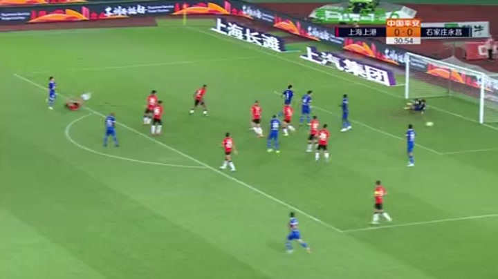 中超-臧一锋连场破门胡尔克替补扳平 上港1-1永昌五轮不败