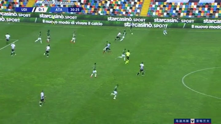 意甲-穆里尔、拉萨尼亚双响萨帕塔破门 亚特兰大3-2乌迪内斯（萨特里亚诺和穆拉蒂耶里）