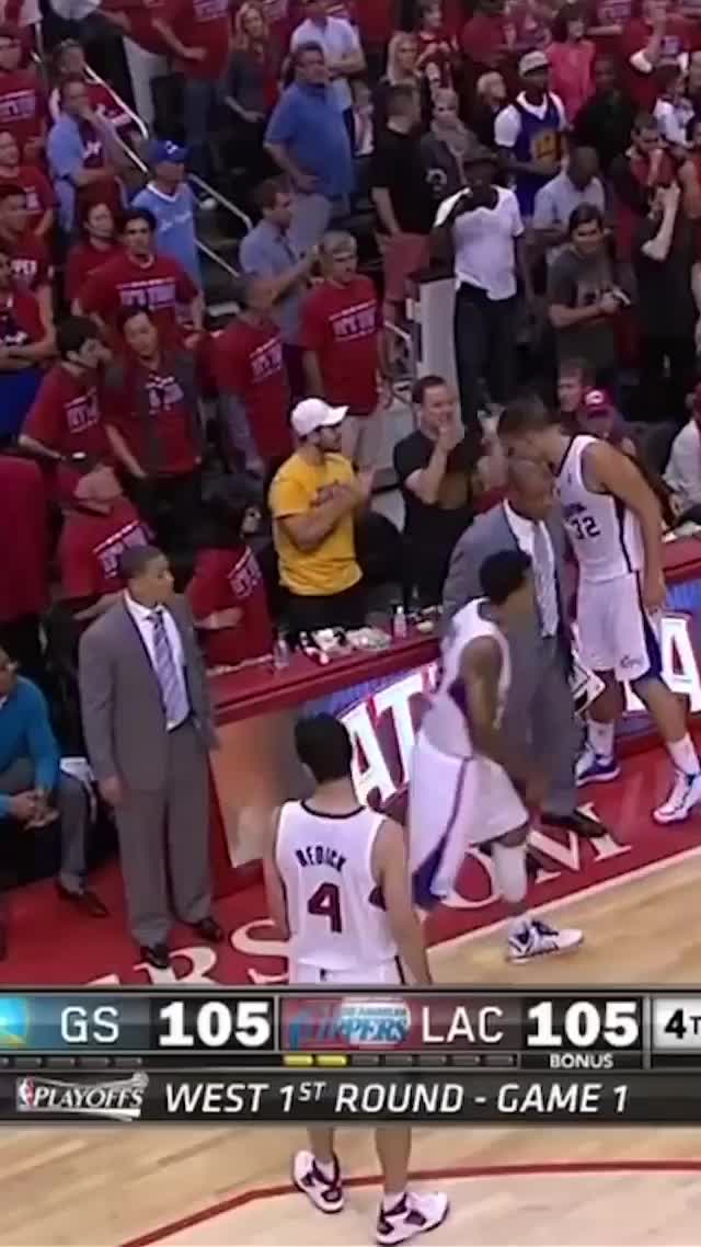 （勇士队格里芬）当年疑似遭勇士球迷挑衅 格里芬神演技泼得勇士球迷满身水