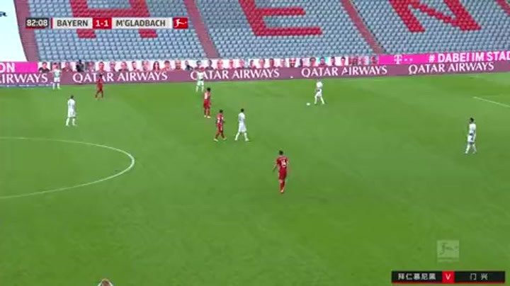 德甲-帕瓦尔乌龙+助攻格雷茨卡绝杀 拜仁2-1门兴夺冠在望（帕瓦尔拜仁进球）