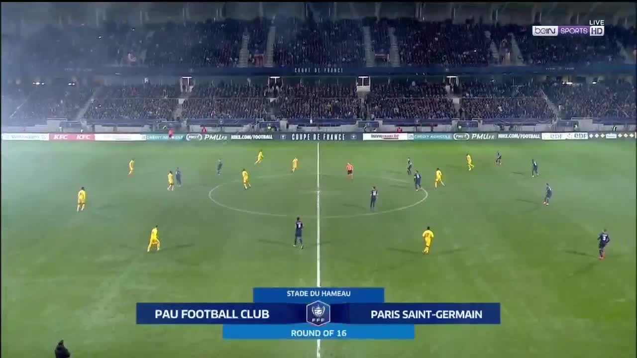 法国杯-帕雷德斯、萨拉维亚破门达巴伤退 巴黎2-0波城晋级（法国杯巴黎首发）