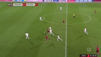 德甲-格纳布里、齐尔克塞补时建功 拜仁3-1客胜弗赖堡升至第三（拜仁精选格纳布里）