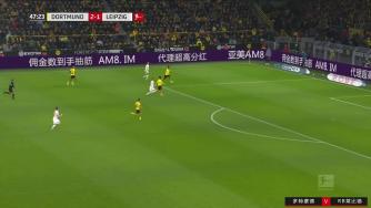 德甲-桑乔传射后伤退维尔纳双响 多特两送礼3-3莱比锡（多特球员桑乔加盟）