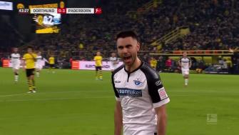 德甲-桑乔维特塞尔罗伊斯连追3球 多特主场3-3绝平帕德博恩（多特球员桑乔加盟）