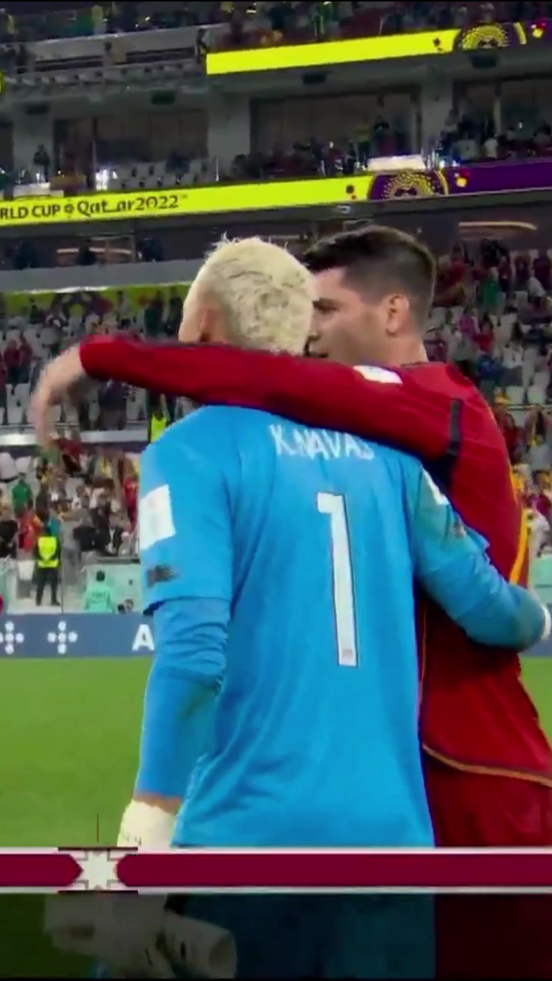 西班牙7-0血洗哥斯达黎加!赛后莫拉塔安慰纳瓦斯!(2020年西班牙国家队莫拉塔)