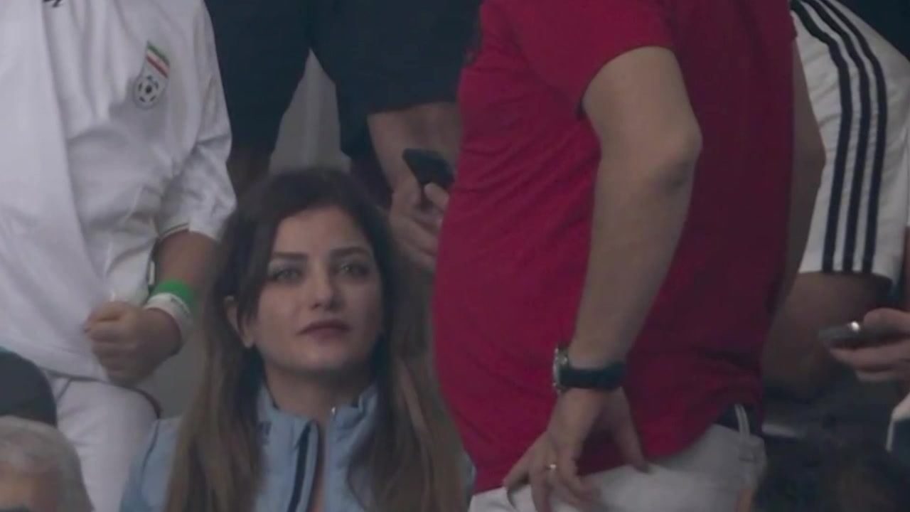有一说一！伊朗女球迷的颜值都很不错（伊朗 女球迷）