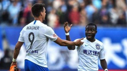 中超-阿奇姆彭破门刘云扳平 卓尔1-1泰达遭五轮不胜（泰达外援阿奇姆彭）