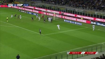 意甲-纳因戈兰世界波C罗扳平 国米1-1尤文领先罗马四分（纳罗纳对国际米兰）