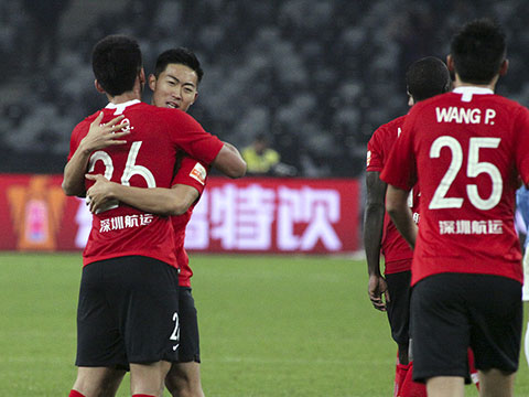 中超-普雷西亚多补时传射张远绝杀 佳兆业2-1天海两连胜