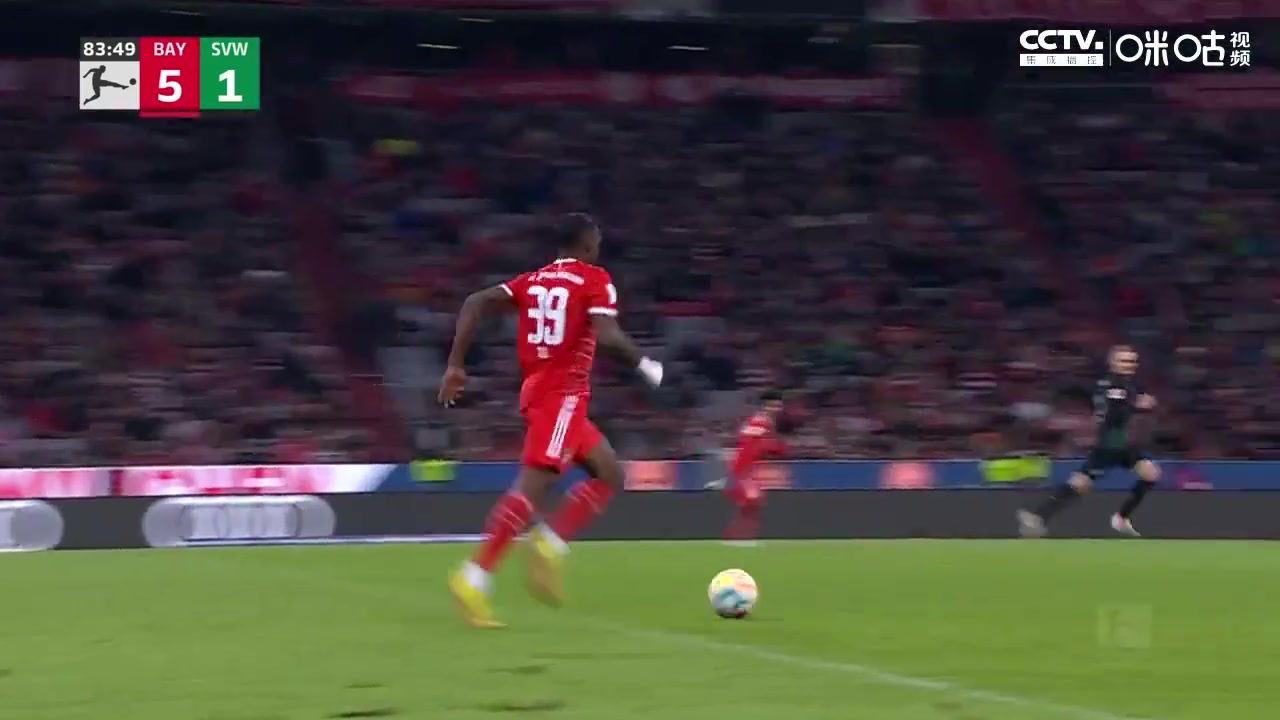 特尔远射破门 本赛季德甲7场3球 拜仁6-1领先（拜仁奥特尔）