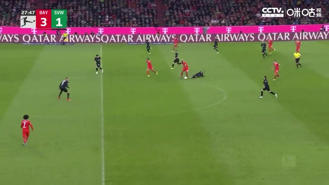 拜仁6分钟3球！格纳布里梅开二度 萨内无私助攻（拜仁精选格纳布里）