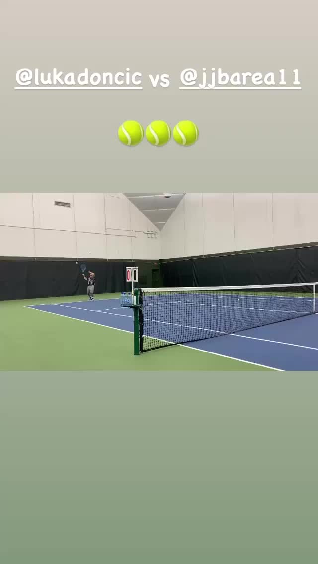 （球员东契奇）什么水平？东契奇和巴里亚打网球