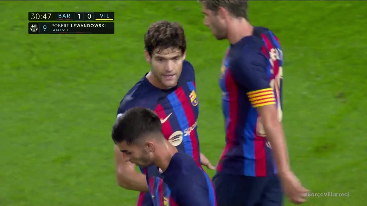 【集锦】西甲-莱万双响&世界波法蒂脚后跟破门 巴萨3-0轻取黄潜（德甲莱万）