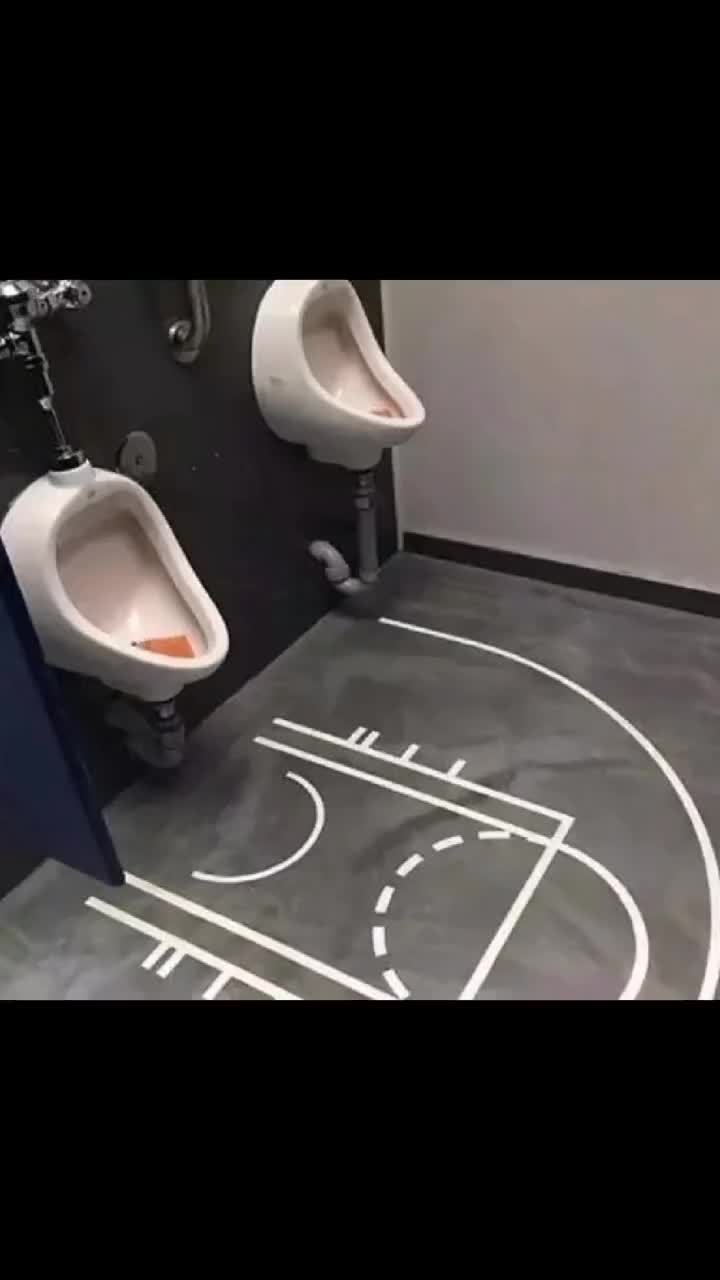 （小便池样式）遇到这样的小便池，你们想得几分？