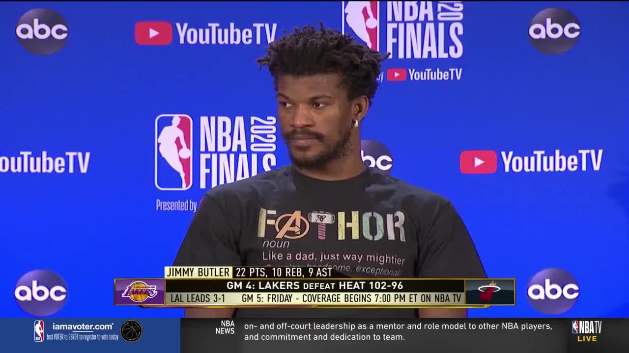 （巴特勒猛男）巴特勒:浓眉是一个出色的防守者 我应该让队友更多地参与到进攻中