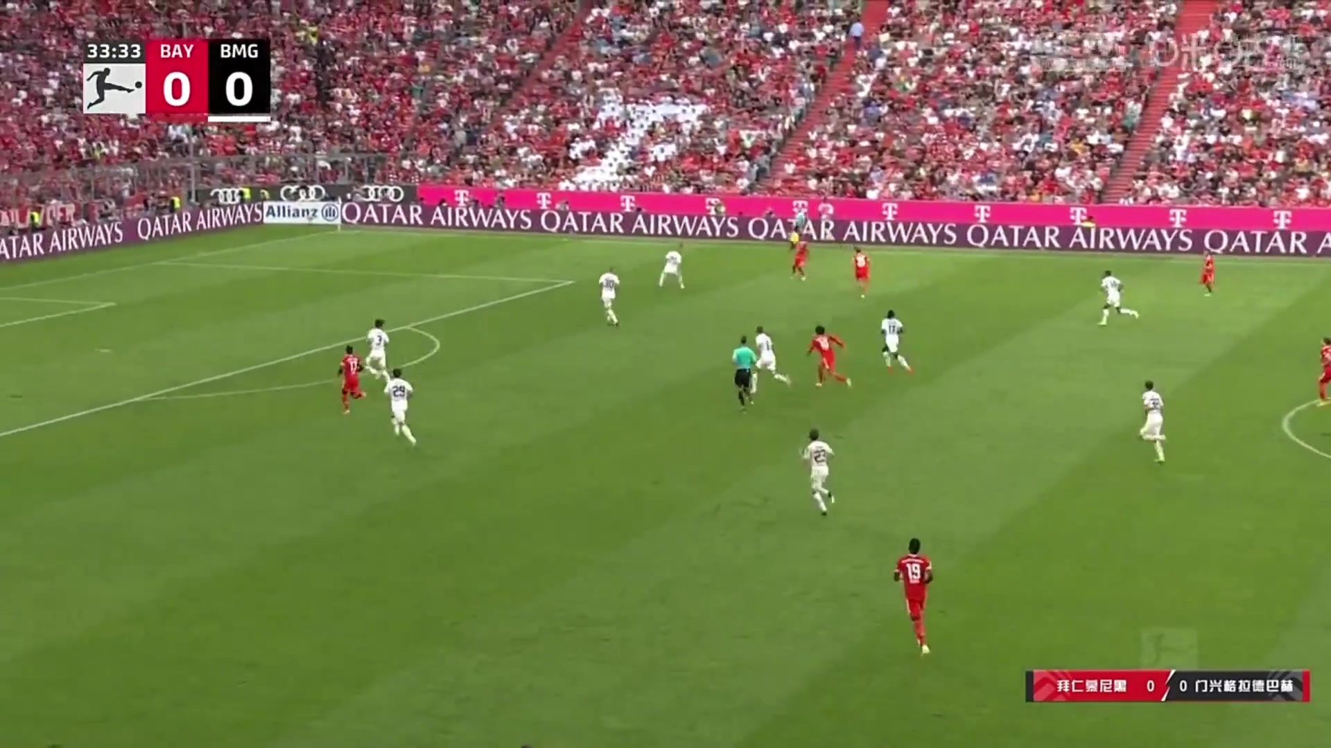 穆勒传中马内门前吃饼 但因萨内越位进球无效（内马尔穆勒）